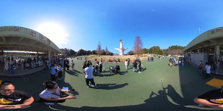 Sun Statue in Expo Park