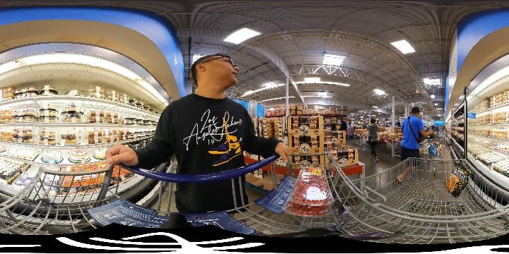 Shopping at Sams Club