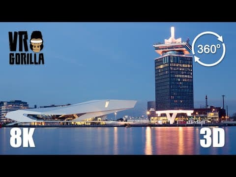 Amsterdam VR Guided City Tour - Part 2 of 2 - 8K 360 3D Video (Teaser)