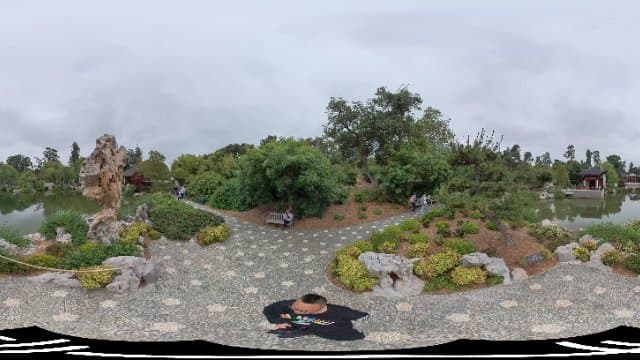 Garden Area in Huntington Library