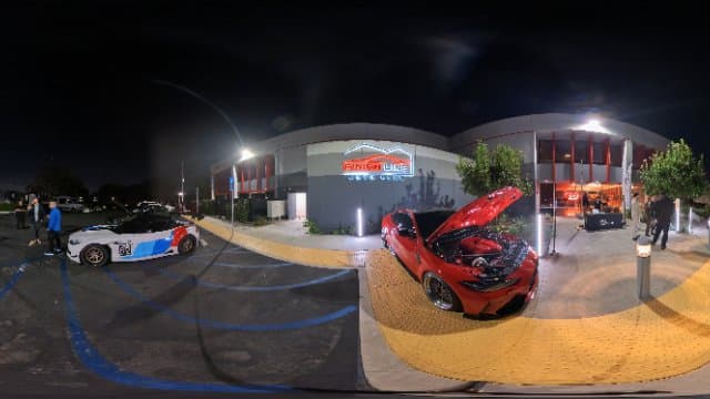 Entrance of Finish Line Auto Club